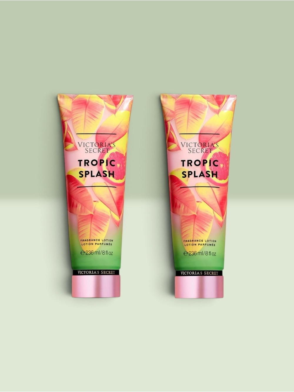 Victoria's Secret TROPIC SPLASH Fragrance Lotion ~ 8 fl.oz. ( Lot of 2 )